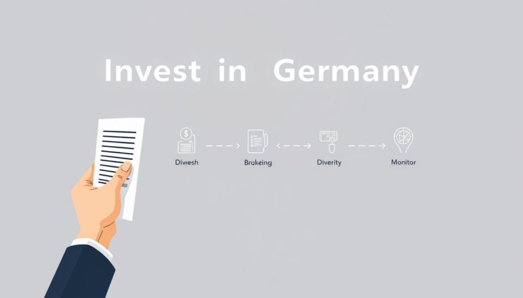 investieren Deutschland beginnen Schritt für Schritt